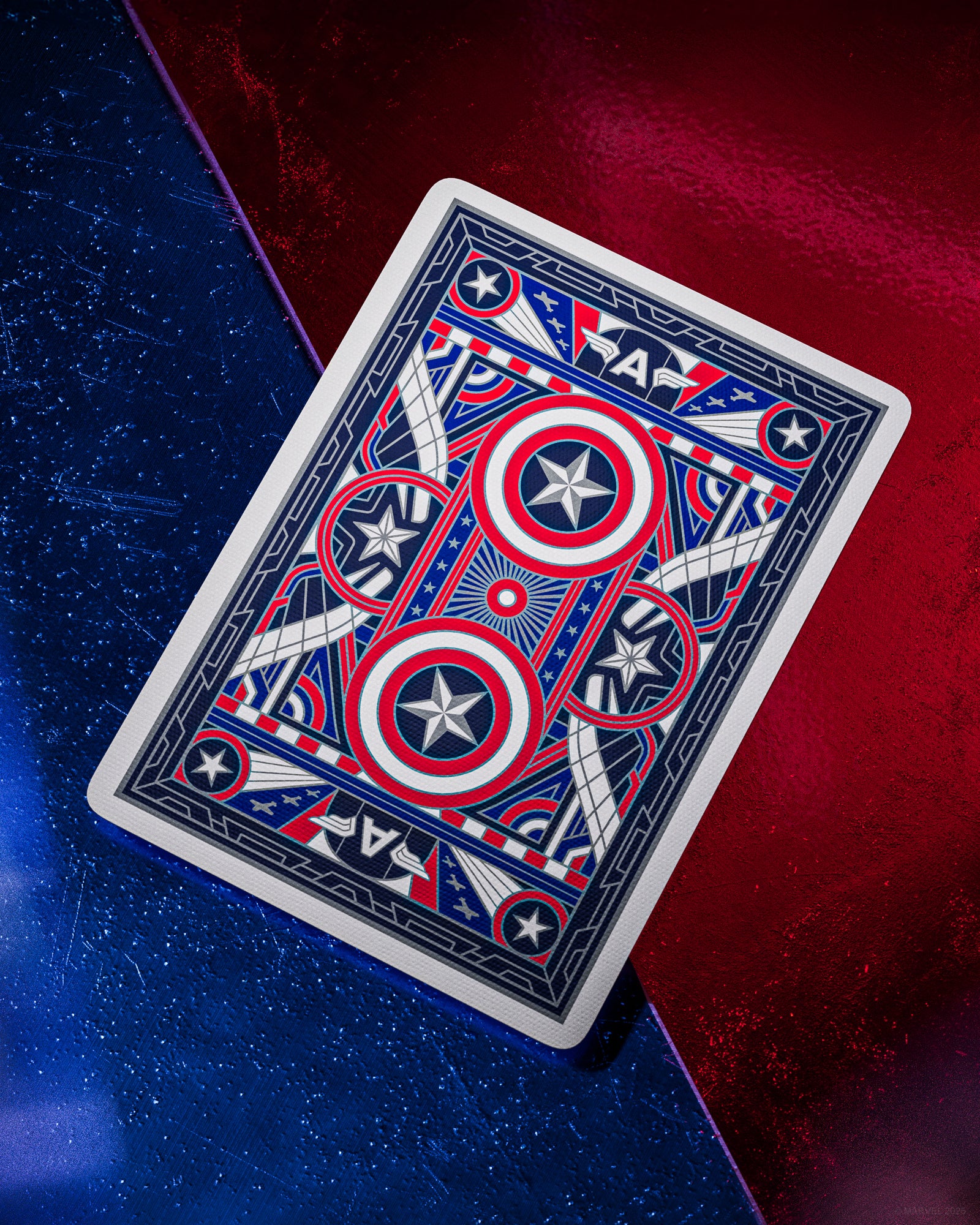 Captain America Playing Cards